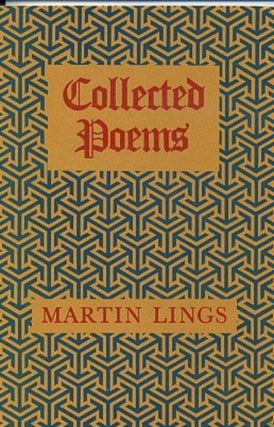 Item #10312 COLLECTED POEMS. Martin Lings