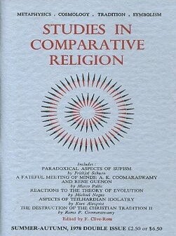 Item #10345 STUDIES IN COMPARATIVE RELIGION, VOL 12, NUMBERS 3 & 4. F. Clive-Ross