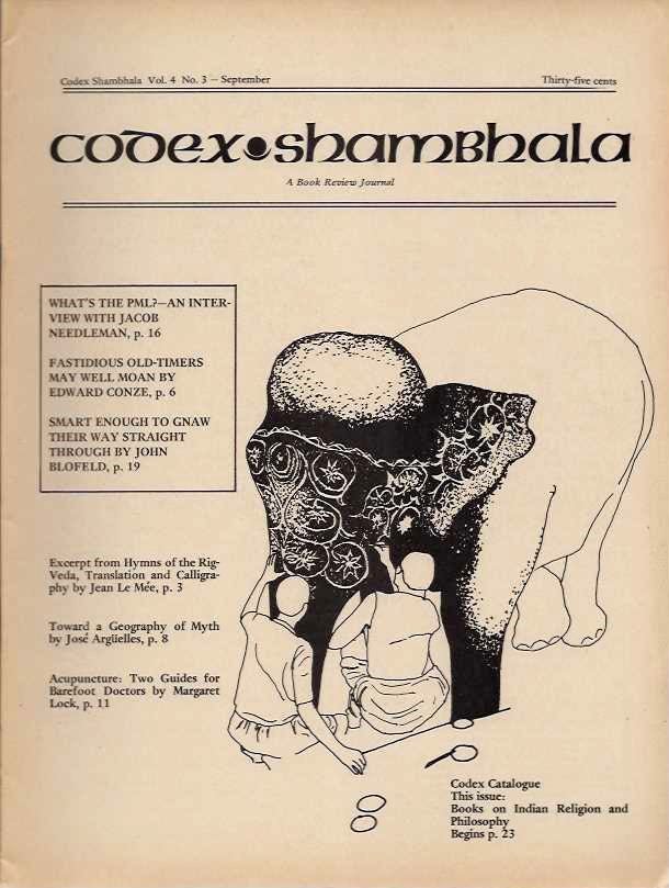 Item #13717 CODEX SHAMBHALA, VOL. 4 NO. 3 SEPTEMBER 1975. Karl Ray.