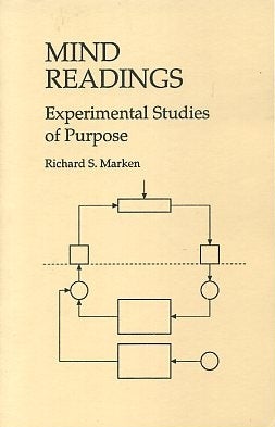 Item #16111 MIND READINGS: Experimental Studies of Purpose. Richard S. Marken