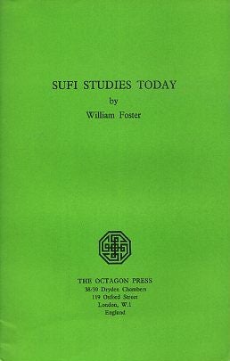 Item #16435 SUFI STUDIES TODAY. William Foster