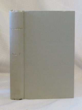 Item #16770 SYSTEMATICS: VOLUME 7: The Journal of the Institute for the Comparative Study of...