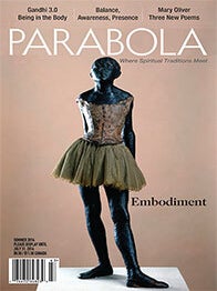 Item #17281 EMBODIMENT: PARABOLA, VOL 39, NO 2, SUMMER 2014. Tracy Cochran, Adyashanti, Roicard...