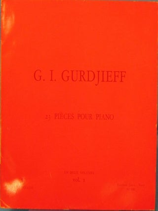 Item #18295 23 PIÈCES POUR PIANO: VOLUME I. G. I Gurdjieff