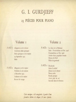 23 PIÈCES POUR PIANO: VOLUME II.