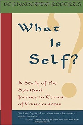 Item #18355 WHAT IS SELF?: A Study of the Spiritual Journey in Terms of Consciounsess. Bernadette...