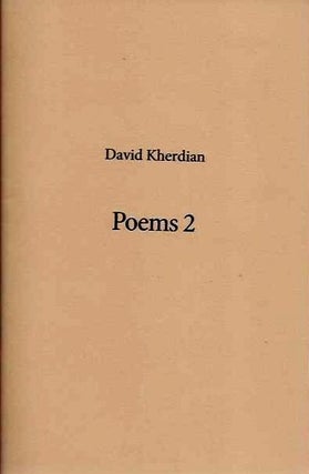 Item #19279 POEMS 2: 1973-1978. David Kherdian
