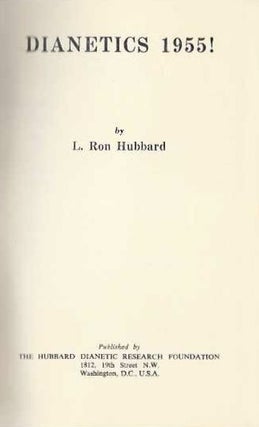 Item #19877 DIANETICS 1955! L. Ron Hubbard