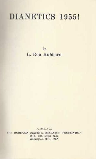 Item #19877 DIANETICS 1955! L. Ron Hubbard.