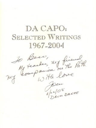 DA CAPO: Selected Writings 1967-2004