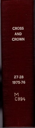 Item #22266 CROSS AND CROWN, VOLUMES 27 & 28, 1975-76: A Thomistic Quarterly of Spiritual...