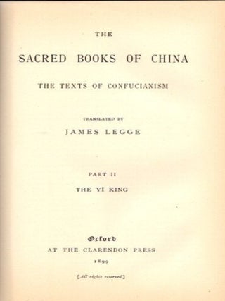 TEXTS OF CONFUCIANISM: Part I & II
