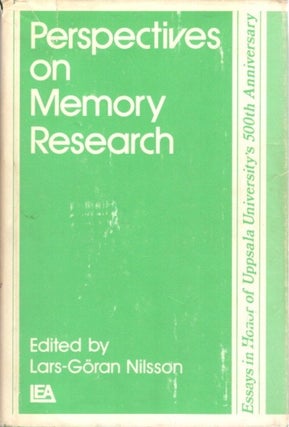 Item #23093 PERSPECTIVES ON LEARNING AND MEMORY. Lars-Goran Nilsson