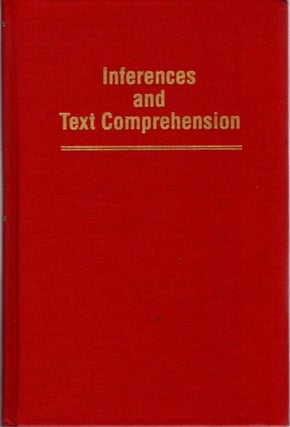 Item #23145 INFERENCES AND TEXT COMPREHENSIONS: The Psychology of Learning and Motivation: Volume...