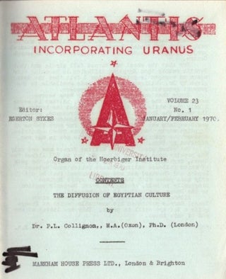 Item #23934 ATLANTIS INCORPORATING URANUS: Organ of the Hoerbiger Institute. Egerton Sykes, L M....