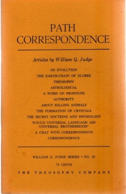 Item #24602 PATH CORRESPONDENCE: Articles by William Q. Judge. William Q. Judge.