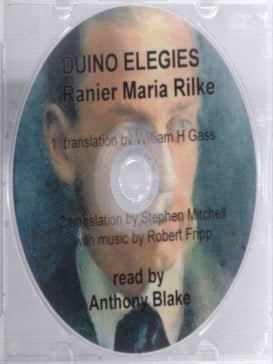 Item #24694 DUINO ELEGIES. Ranier Maria Rilke, Anthony Blake, reading