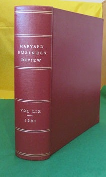 Item #24714 HARVARD BUSINESS REVIEW: VOLUME LIX, 1981: The Magazine of Decision Makers. Kenneth R. Andrews.