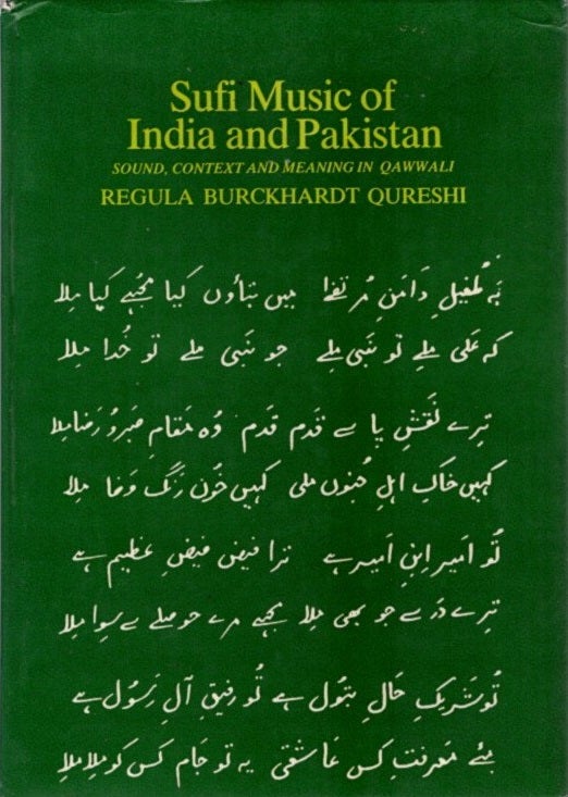 Item #25161 SUFI MUSIC IN INDIA AND PAKISTAN: Sound, Context and Meaning in Qawwali. Regula Burckhardt Qureshi.