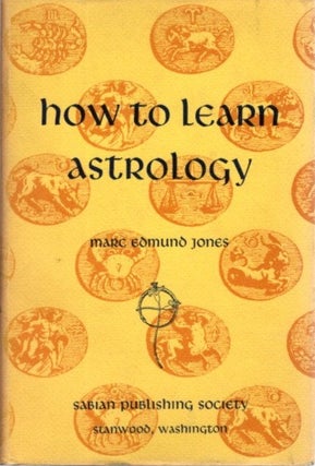 Item #25367 HOW TO LEARN ATROLOGY. Marc Edmund Jones