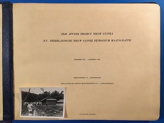 OLIE AFVOER PROJECT NIEUW GUINEA N.V. NEDERLANDSCHE NIEUW GUINEE PETROLEUM MAATSCHAPPIJ; OCTOBER 1952-AUGUSTUS 1954.