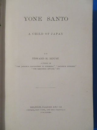 YONE SANTO: A Child of Japan