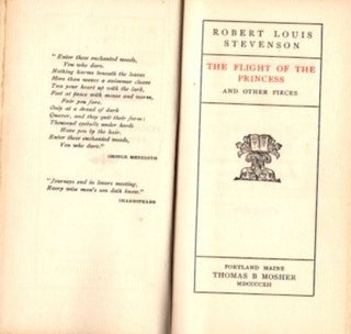 THE FLIGHT OF THE PRINCESS AND OTHER PIECES.