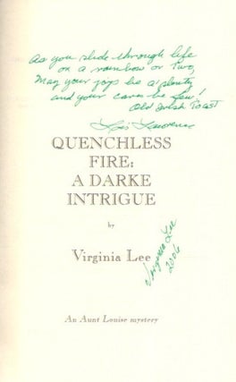QUENCHLESS FIRE: A Darke Intrigue