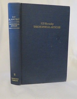 Item #27101 THEOSOPHICAL ARTICLES: Volume II. H. P. Blavatsky