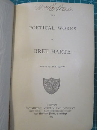 THE POETRY OF BRET HARTE.