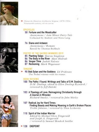GODDESS: PARABOLA, VOL. 44, NO. 4, WINTER 2019-2020.