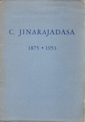 Item #27745 C. JINARAJADASA: 1875 - 1953. Curuppumullage Jinarajadasa