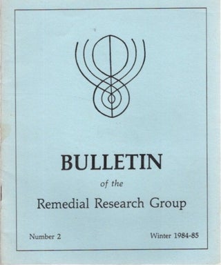 Item #27761 BULLETIN: REMEDIAL RESEARCH GROUP: NUMBER 2. Mary Ellen Willby, Barbara Jackson,...