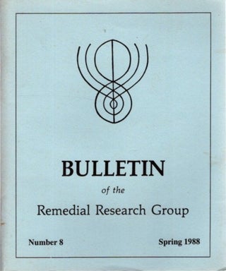 Item #27765 BULLETIN: REMEDIAL RESEARCH GROUP: NUMBER 8. Remedial Research Group
