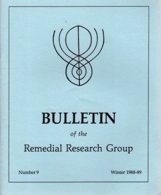 Item #27766 BULLETIN: REMEDIAL RESEARCH GROUP: NUMBER 9. Remedial Research Group