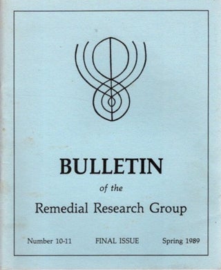 Item #27767 BULLETIN: REMEDIAL RESEARCH GROUP: NUMBER 10-11. Remedial Research Group