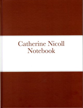 Item #27879 NOTEBOOK. Catherine Nicoll