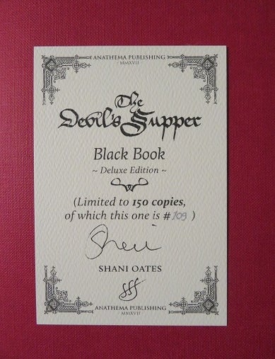 Item #28702 THE DEVIL'S SUPPER. Shani Oates.