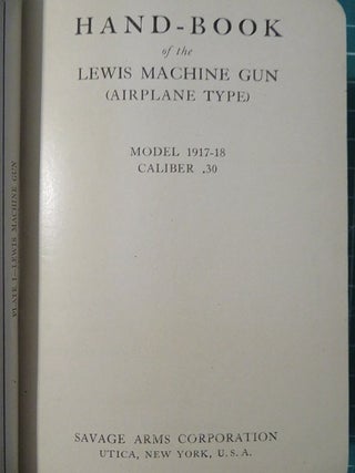 COLLECTION OF MACHINE GUN HAND BOOKS.
