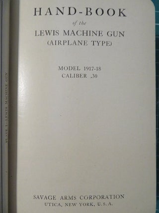COLLECTION OF MACHINE GUN HAND BOOKS.