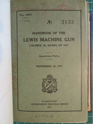 COLLECTION OF MACHINE GUN HAND BOOKS.
