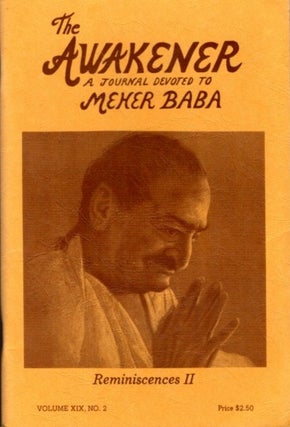Item #29011 THE AWAKENER: VOLUME XIX, NO. 2: A Journal Devoted to Meher Baba. Filis Frederick