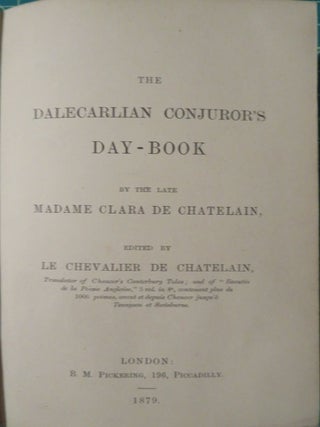 THE DALECARLIAN CONJURER’S DAY-BOOK.