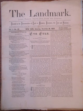 THE LANDMARK: Devoted to the Dissemination of Light in Masonry, Literature, the Arts and Sciences