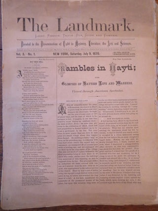 THE LANDMARK: Devoted to the Dissemination of Light in Masonry, Literature, the Arts and Sciences