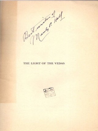THE ADEPTS IN THE EASTERN ESOTERIC TRADITION: The Light of the Vedas & The Arhats of Buddhism