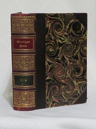 Item #29599 GOETHES WERKE: in sechzehn Bänden: Bänden 1-4. Johann Wolfgang von Goethe