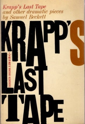 Item #30033 KRAPP'S LAST TAPE AND OTHER DRAMATIC PIECES. Samuel Beckett