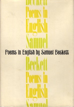 Item #30035 POEMS IN ENGLISH. Samuel Beckett
