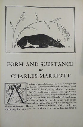 FORM: APRIL 1917, NO. 2, VOL. 1: A Quarterly Of The Arts